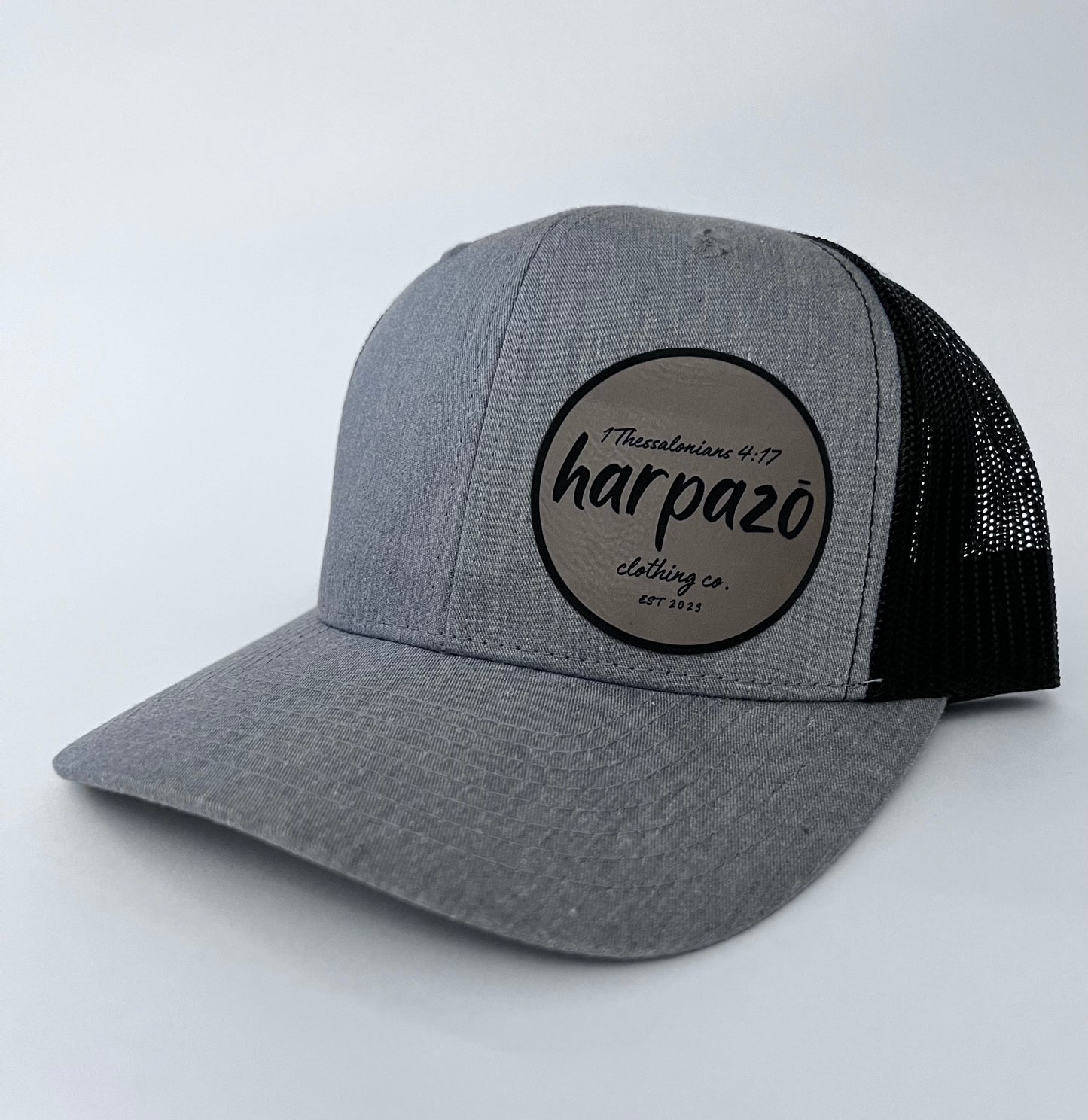 HARPAZO GRAY ON BLACK HAT